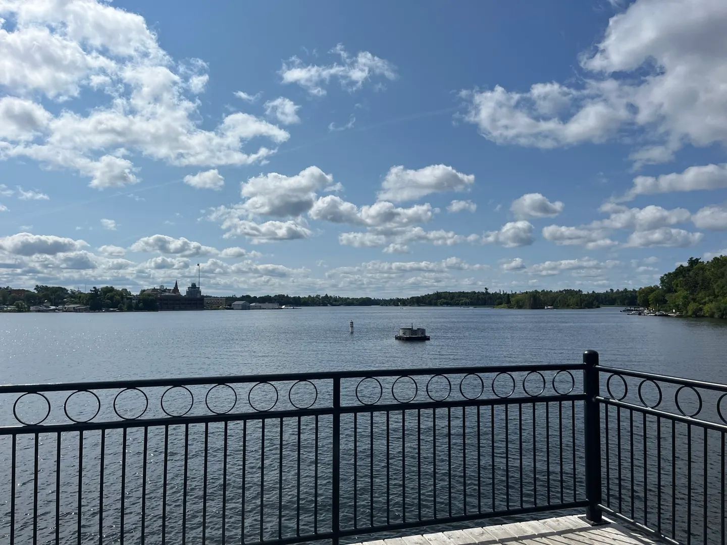 Lake of the Woods view from the Kenora waterfront